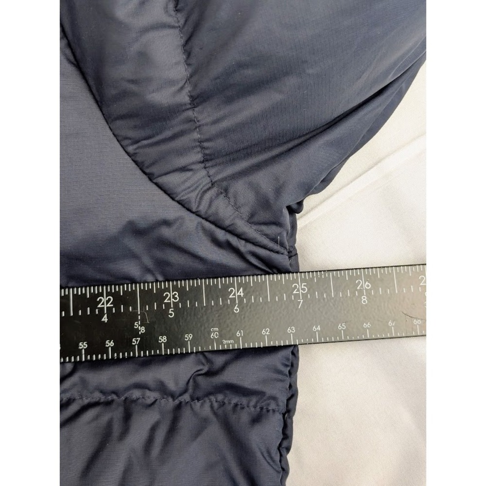 The North Face Nuptse 600 Fill Down Puffer Jacket Women's XL Dark Navy Hooded - Picture 10 of 16